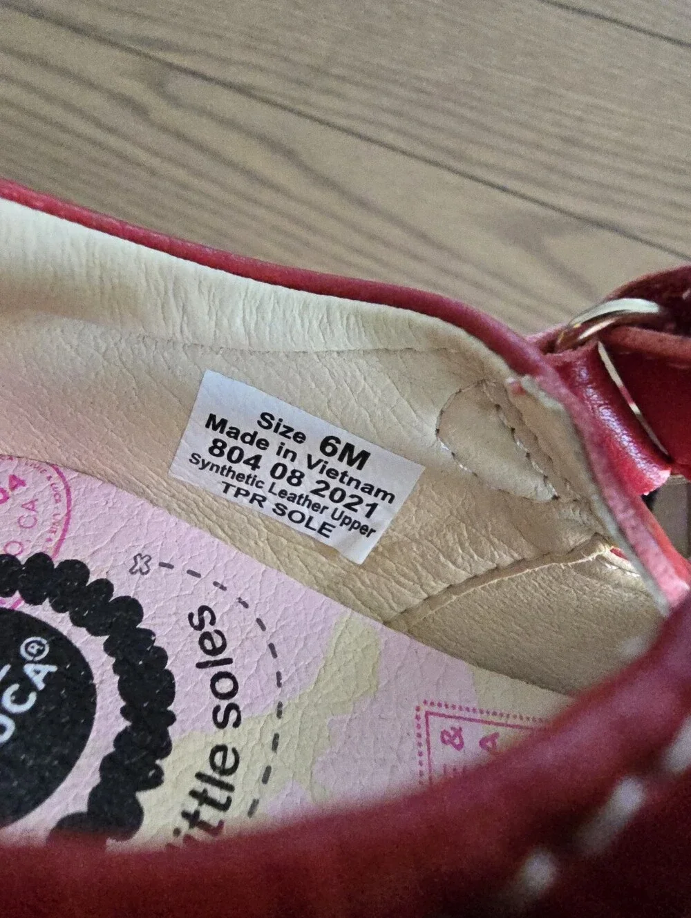 Livie & Luca Red Mary Jane Shoes 6C